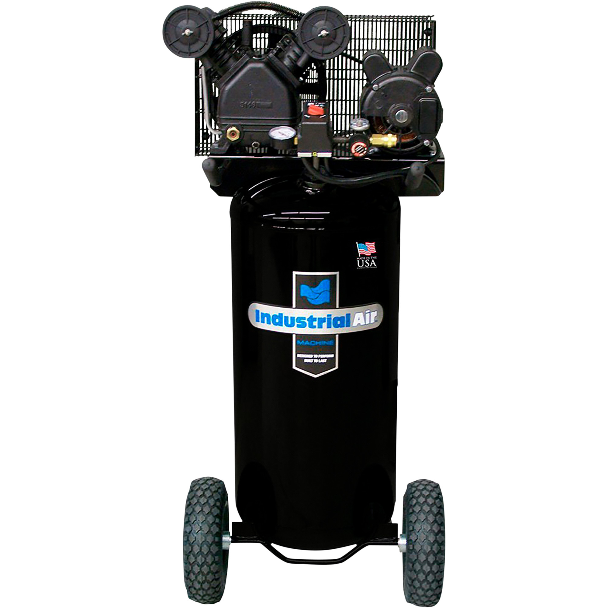 Industrial Air Portable Electric Air Compressor, 1.6 HP, 20-Gallon Vertical, 120/240 Volt, Model# IL1682066.MN